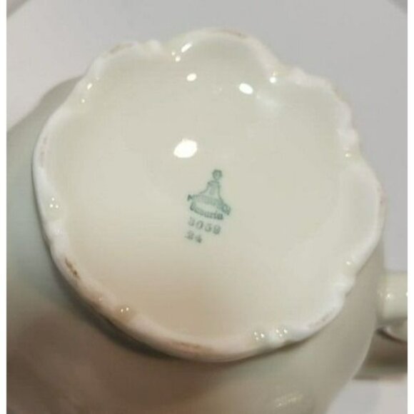 Vtg Mitterteich Bavaria Tea Set 1930's - 1940's Pink Floral w/ Gold Details Trim - Picture 10 of 16